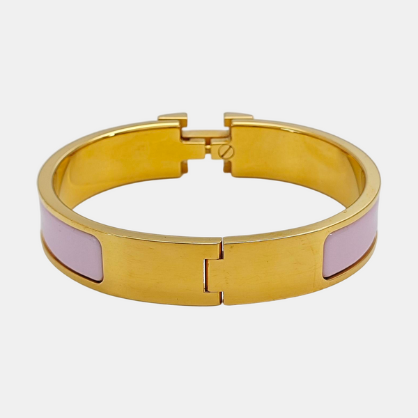 Clic H Metal Gold Bangle