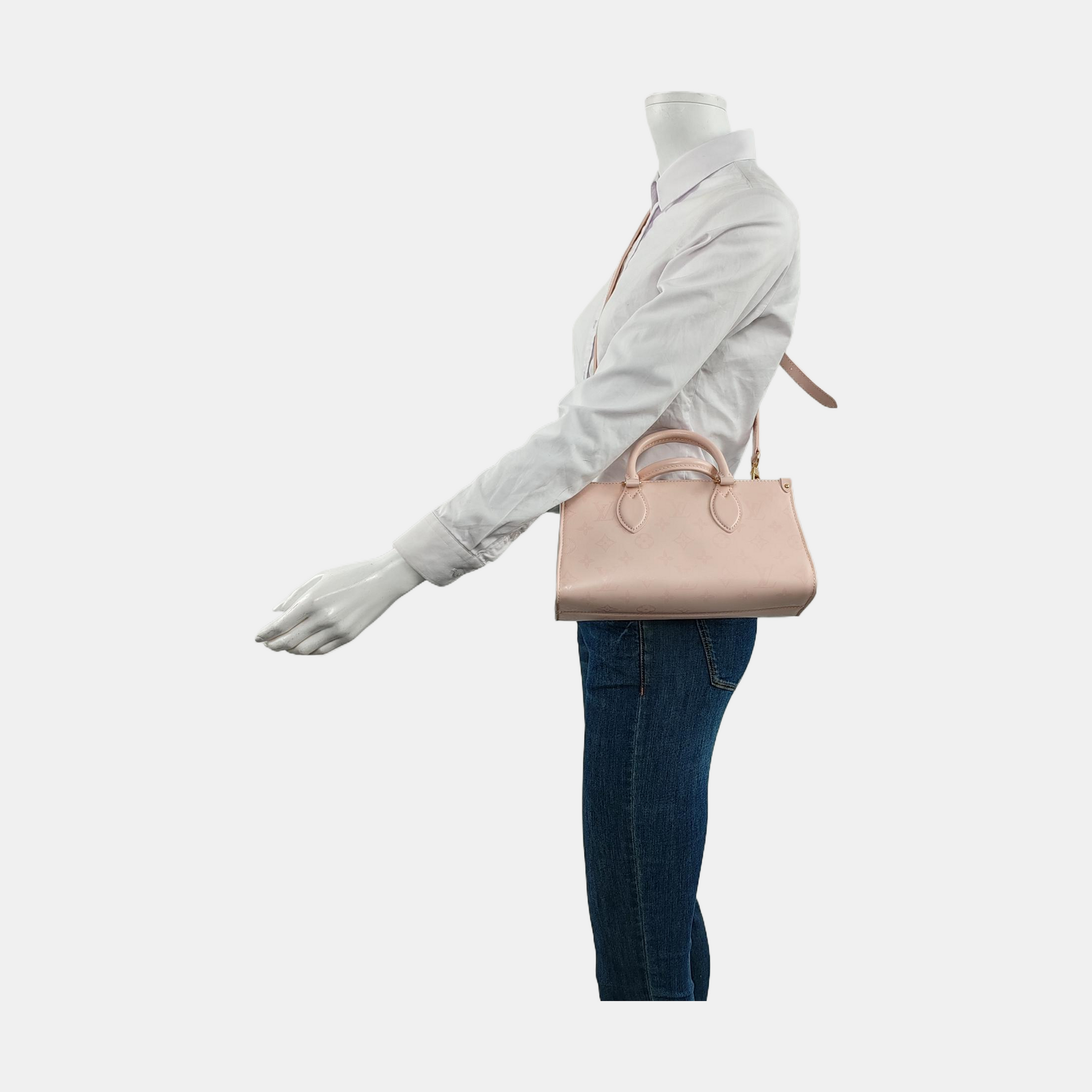 ONTHEGO Monogram Calfskin Pink