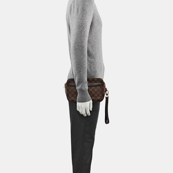 SAINT PAUL Damier Ebene Coated Canvas Brown