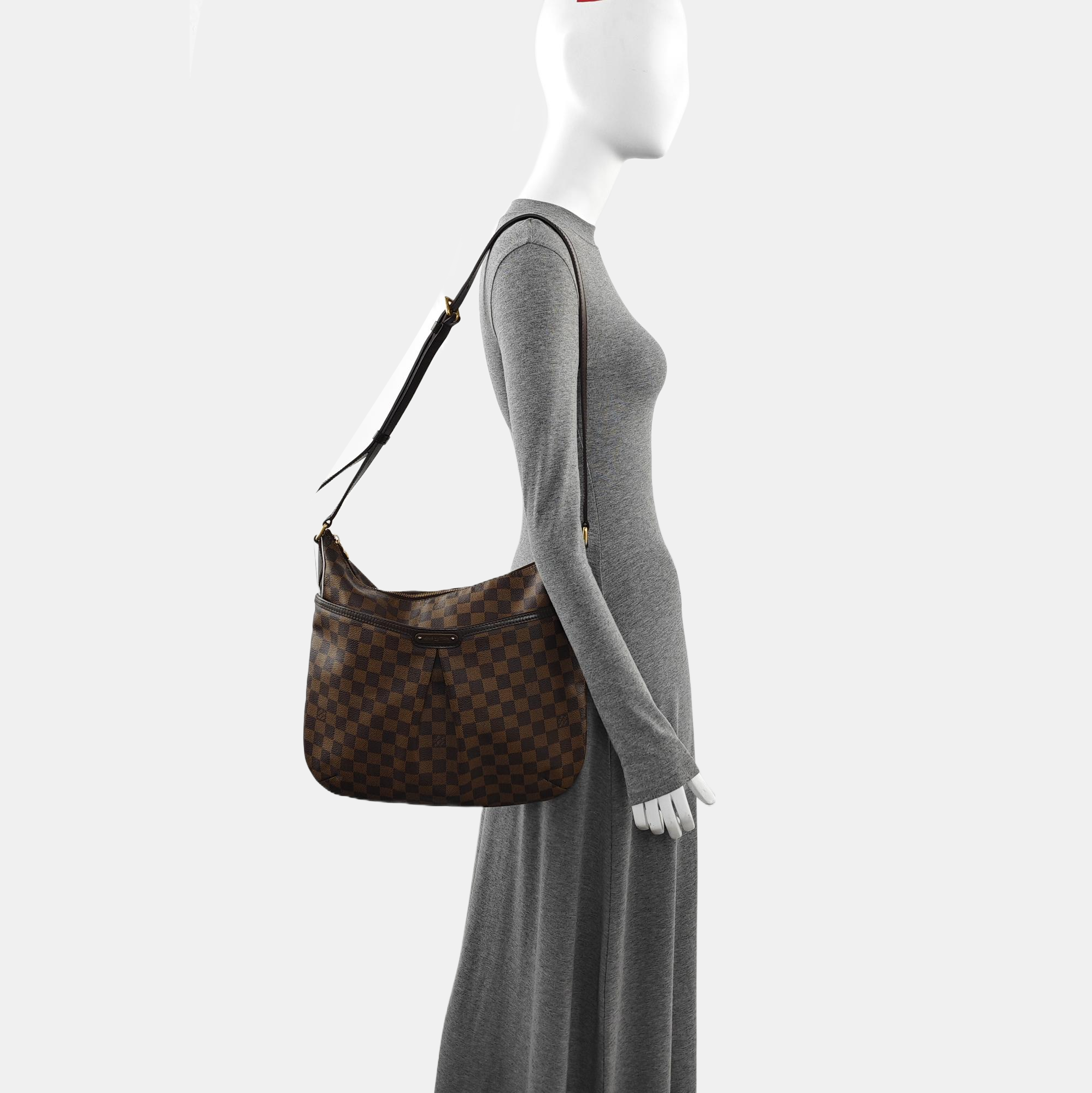 BLOOMSBURY PM Damier Ebene Coated Canvas Brown