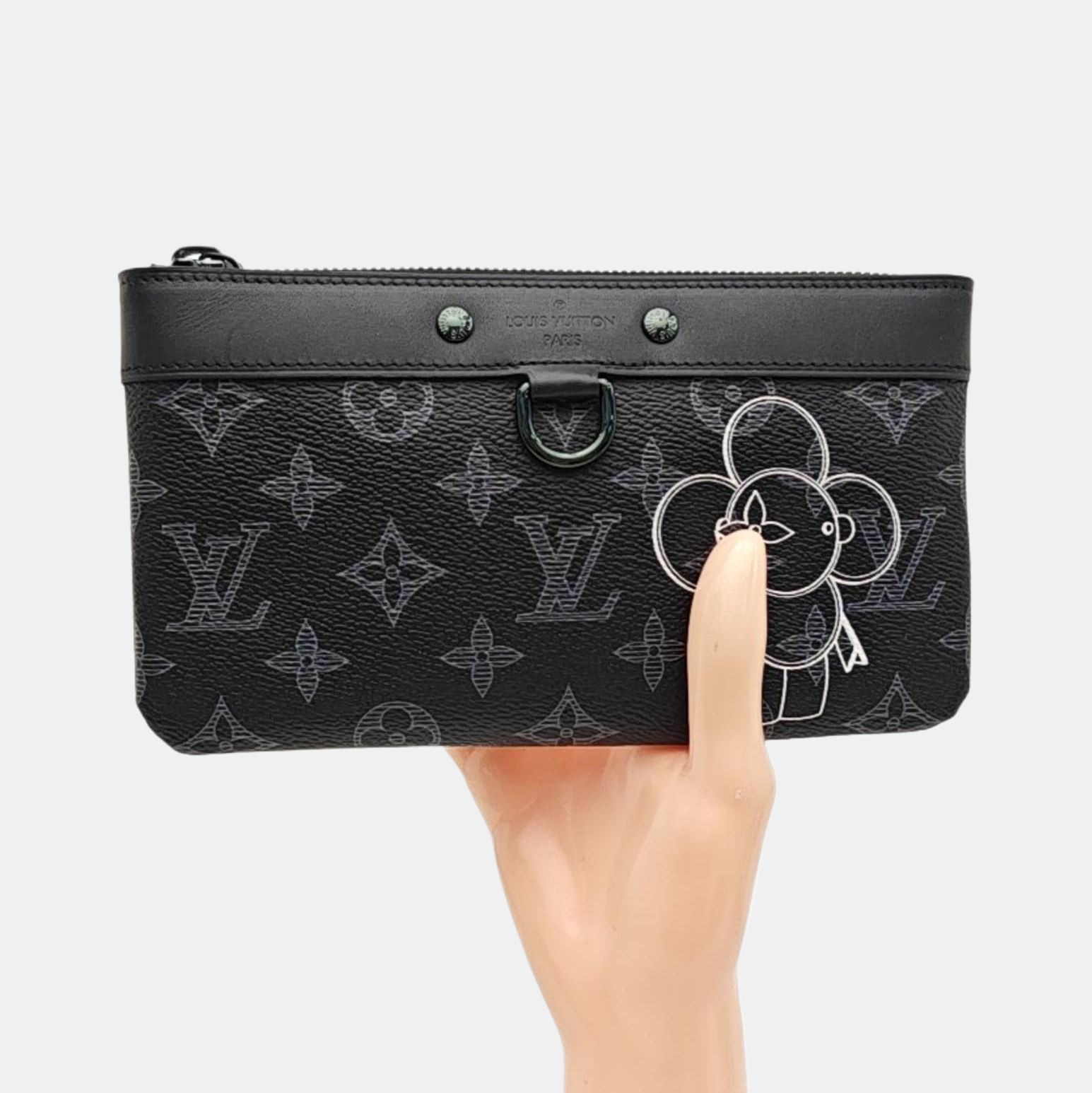 APOLLO Monogram Coated Canvas Black