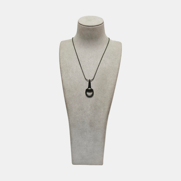 925 Sterling Silver Black Necklace