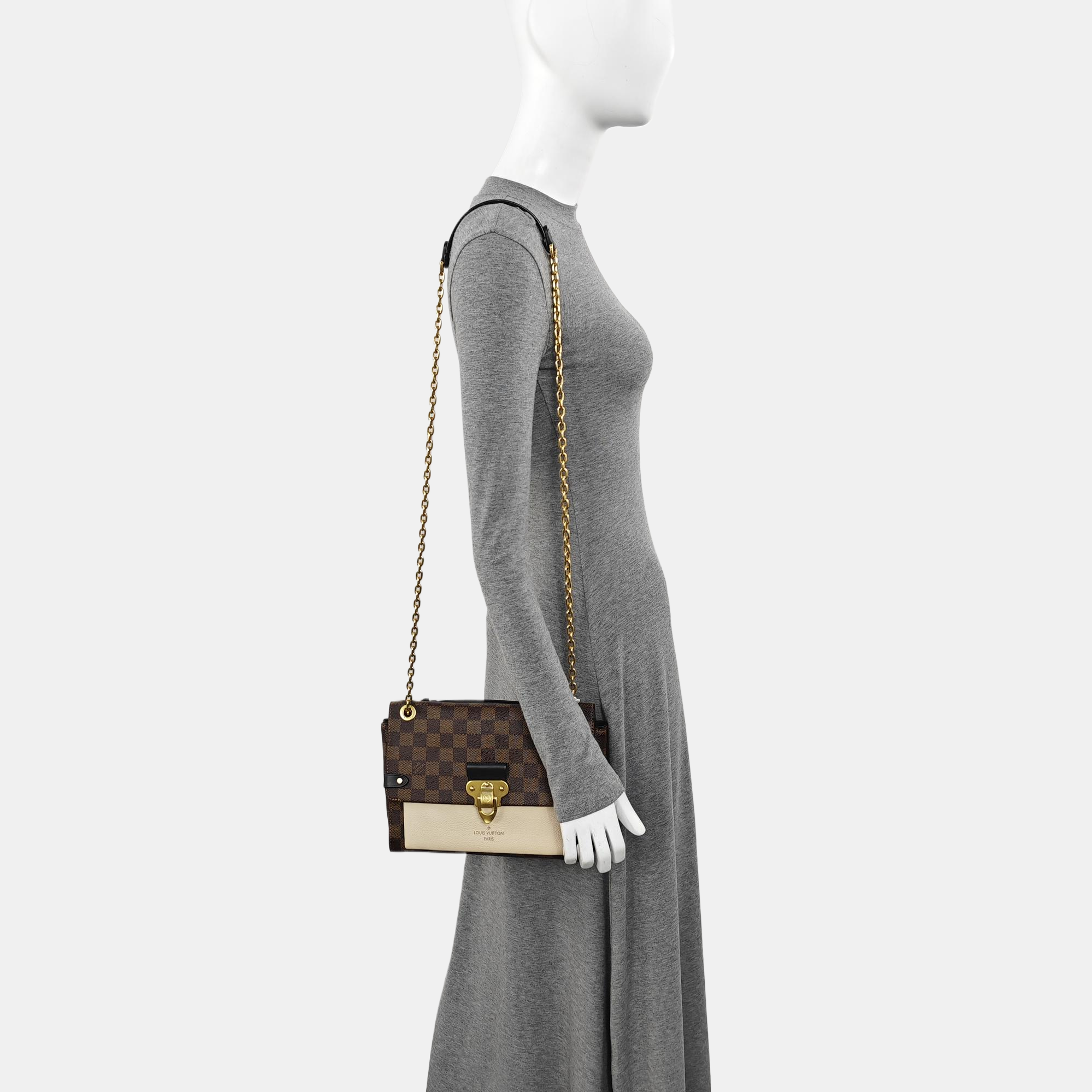 VAVIN PM Damier Ebene Coated Canvas Brown