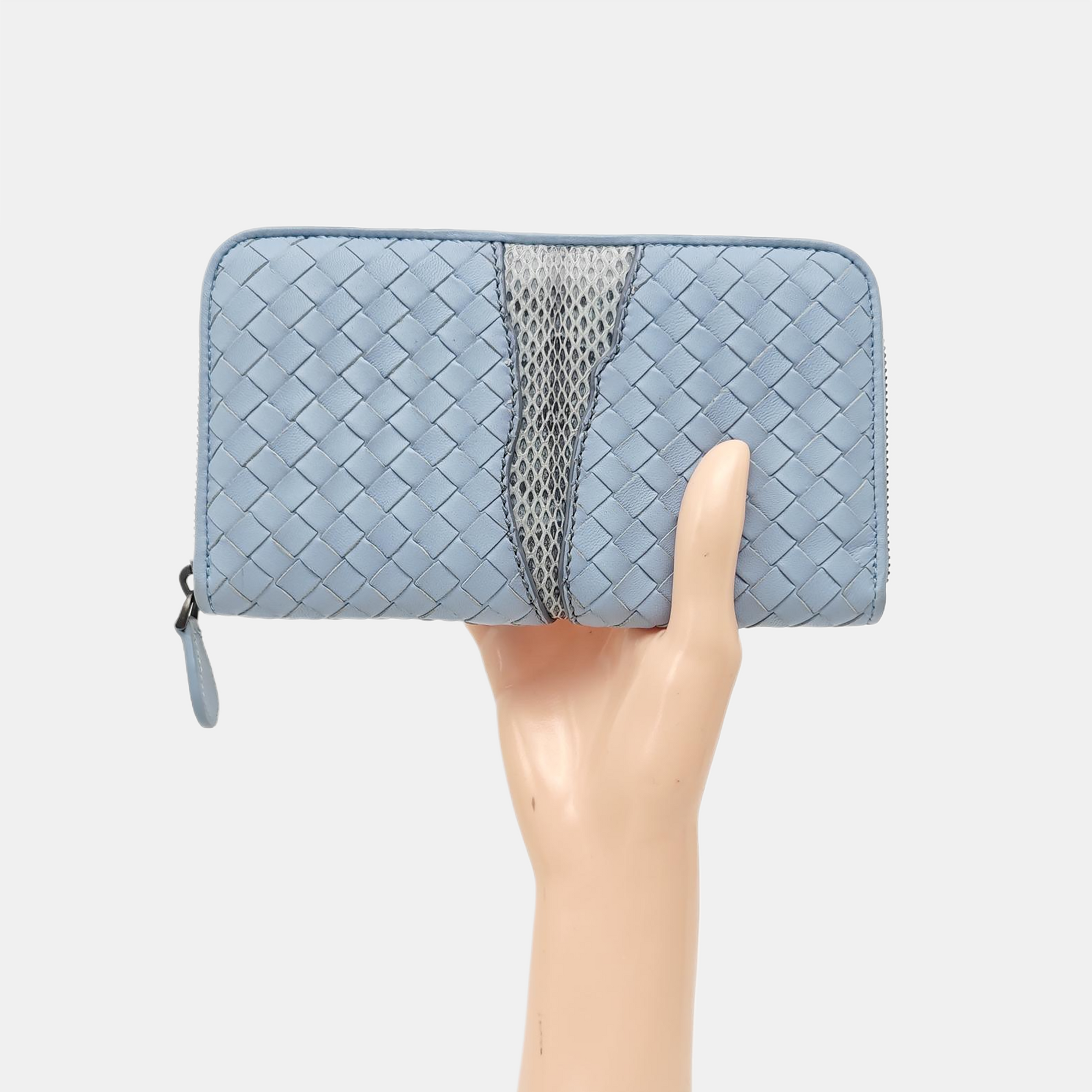 Lambskin Wallet Blue
