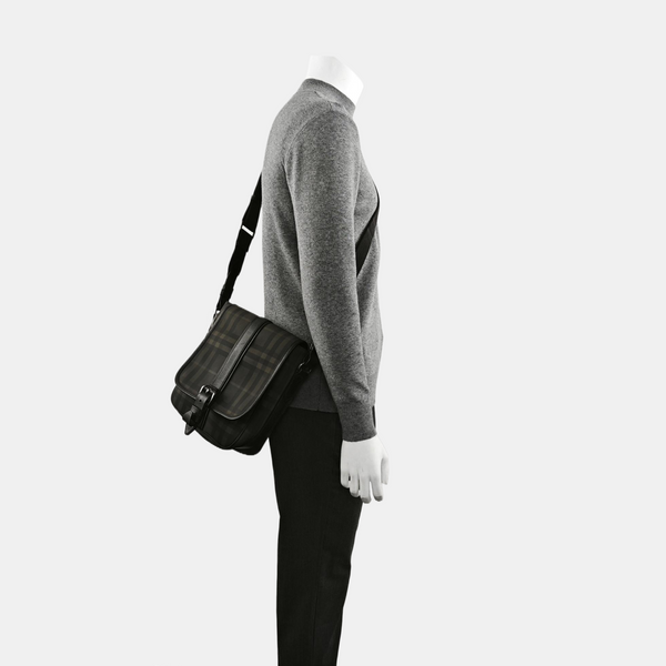 Coated Canvas Crossbody Bag Multicolor