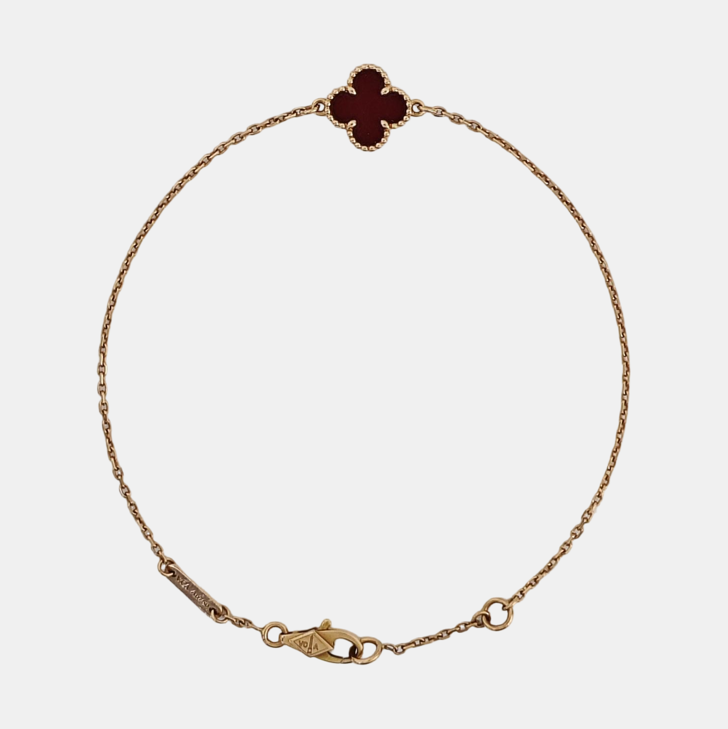 Sweet Alhambra 18k Rose Gold Bracelet