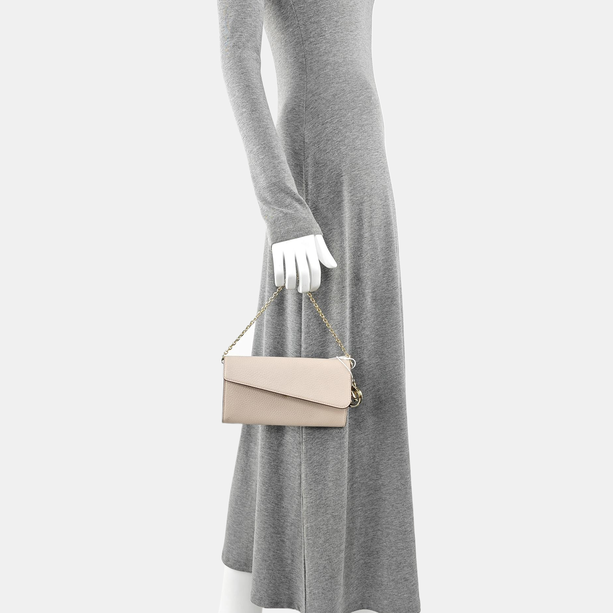 Calfskin Top Handle Bag Pink