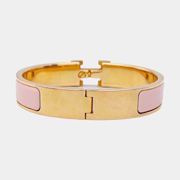Clic H Metal Gold Bangle
