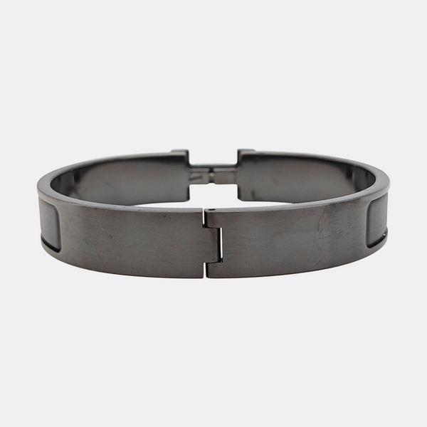 Clic Hh Metal Black Bangle