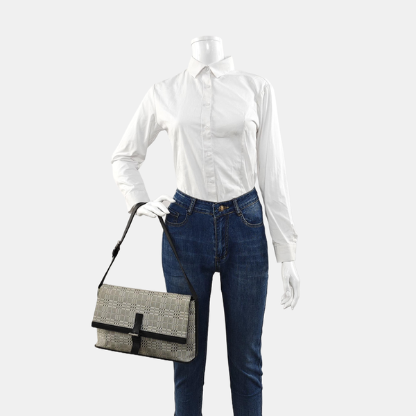 Canvas Shoulder Bag Gray