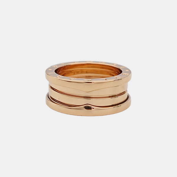 B.ZERO1 18k Rose Gold Ring EU 54