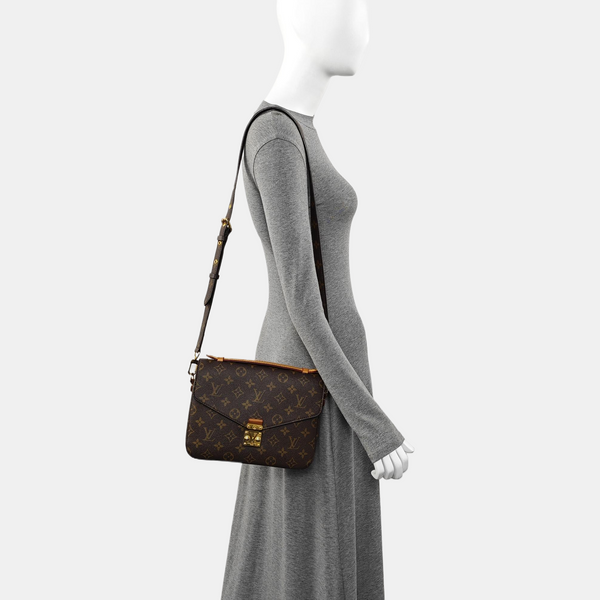 Authenticated pre-owned  MÉTIS MM Monogram Coated Canvas Brown - Crossbody Bag at Looply