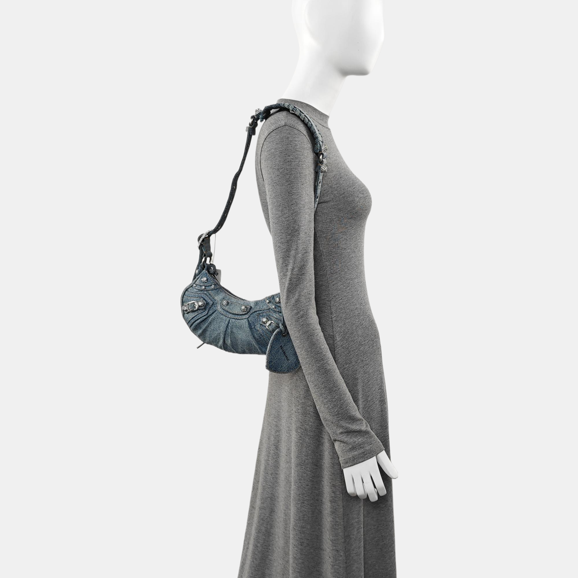 Le Cagole Mini Denim Blue
