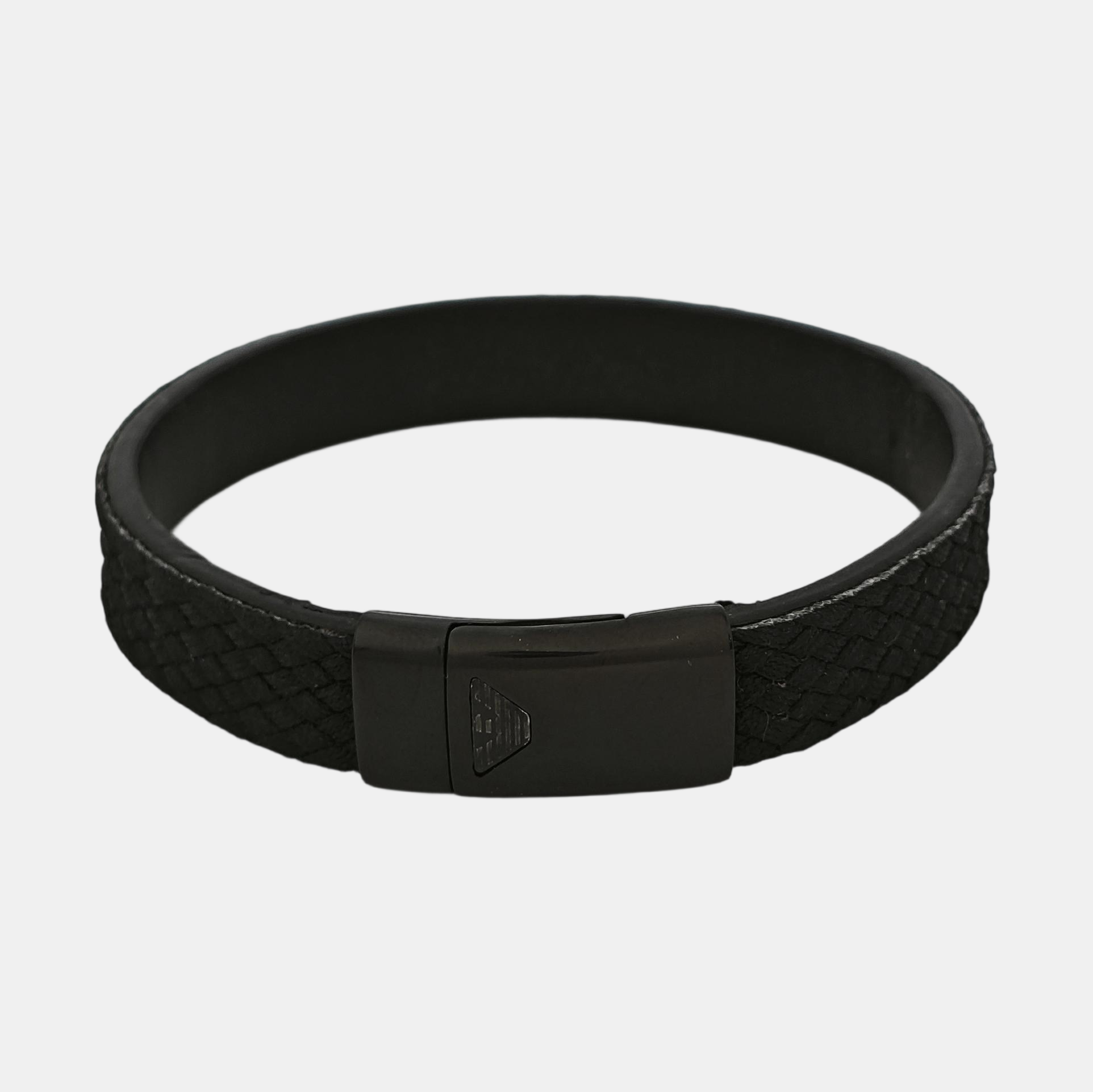 Fabric Black Bangle
