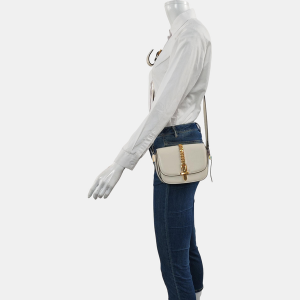 Sylvie 1969 Mini Calfskin White