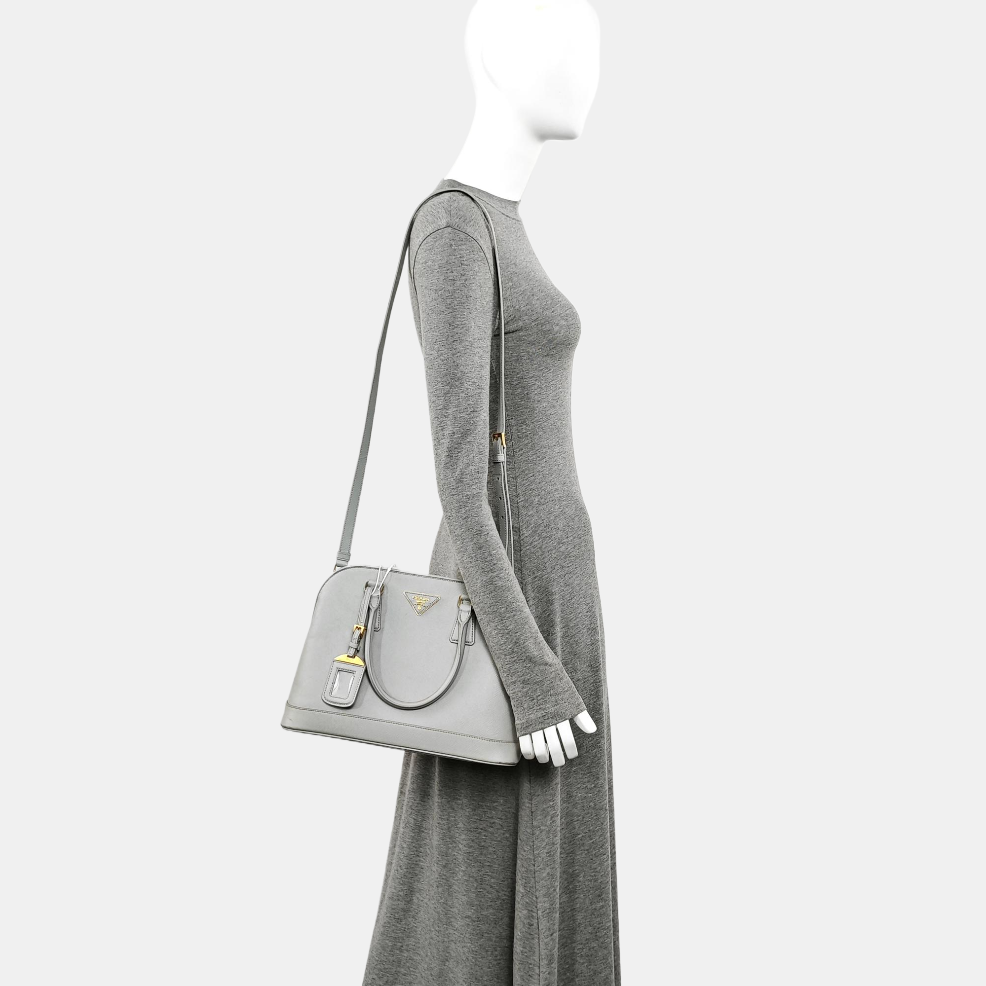 Promenade Saffiano Calfskin Gray