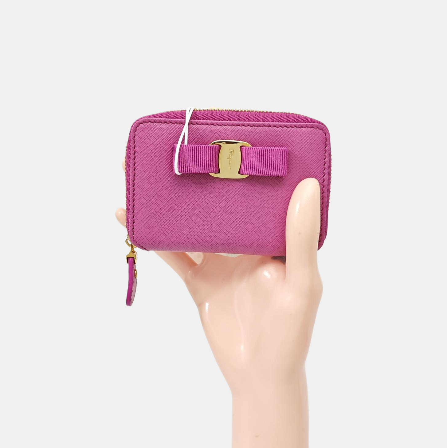 Ginny Calfskin Purple Wallet