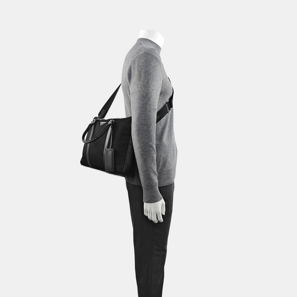 Nylon Shoulder Bag Black