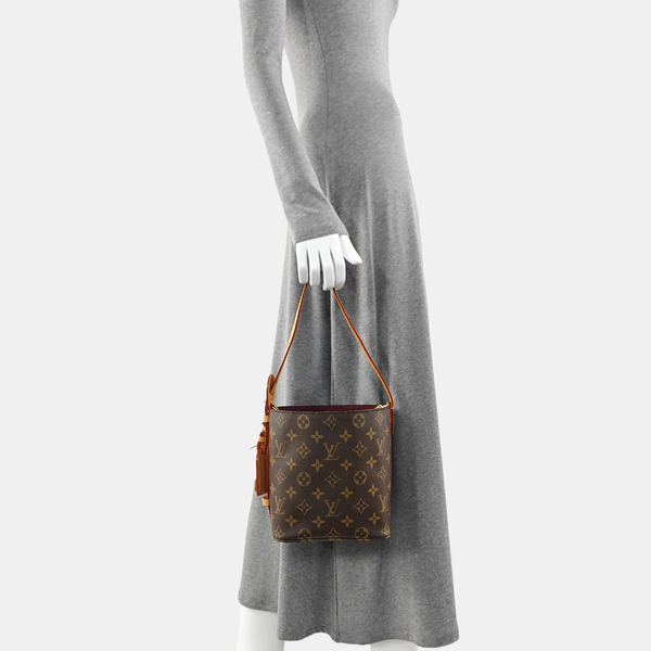 ALL IN Monogram Coated Canvas Brown