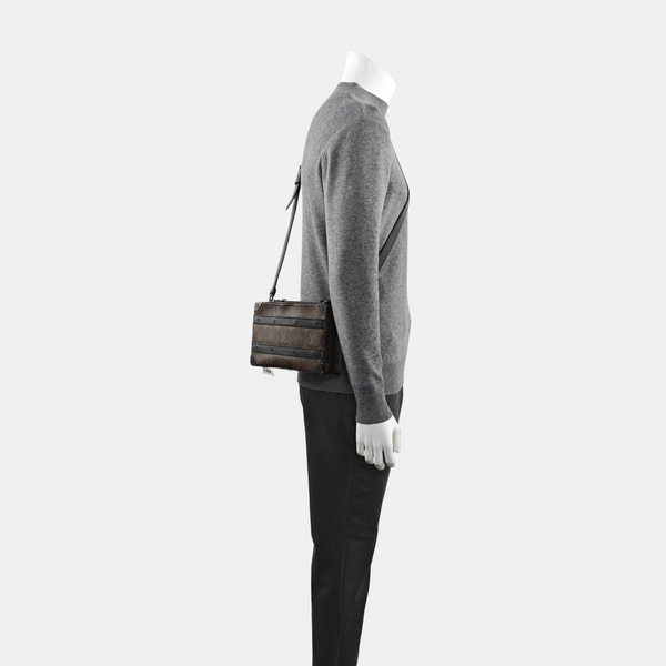 SOFT TRUNK Monogram Coated Canvas Brown