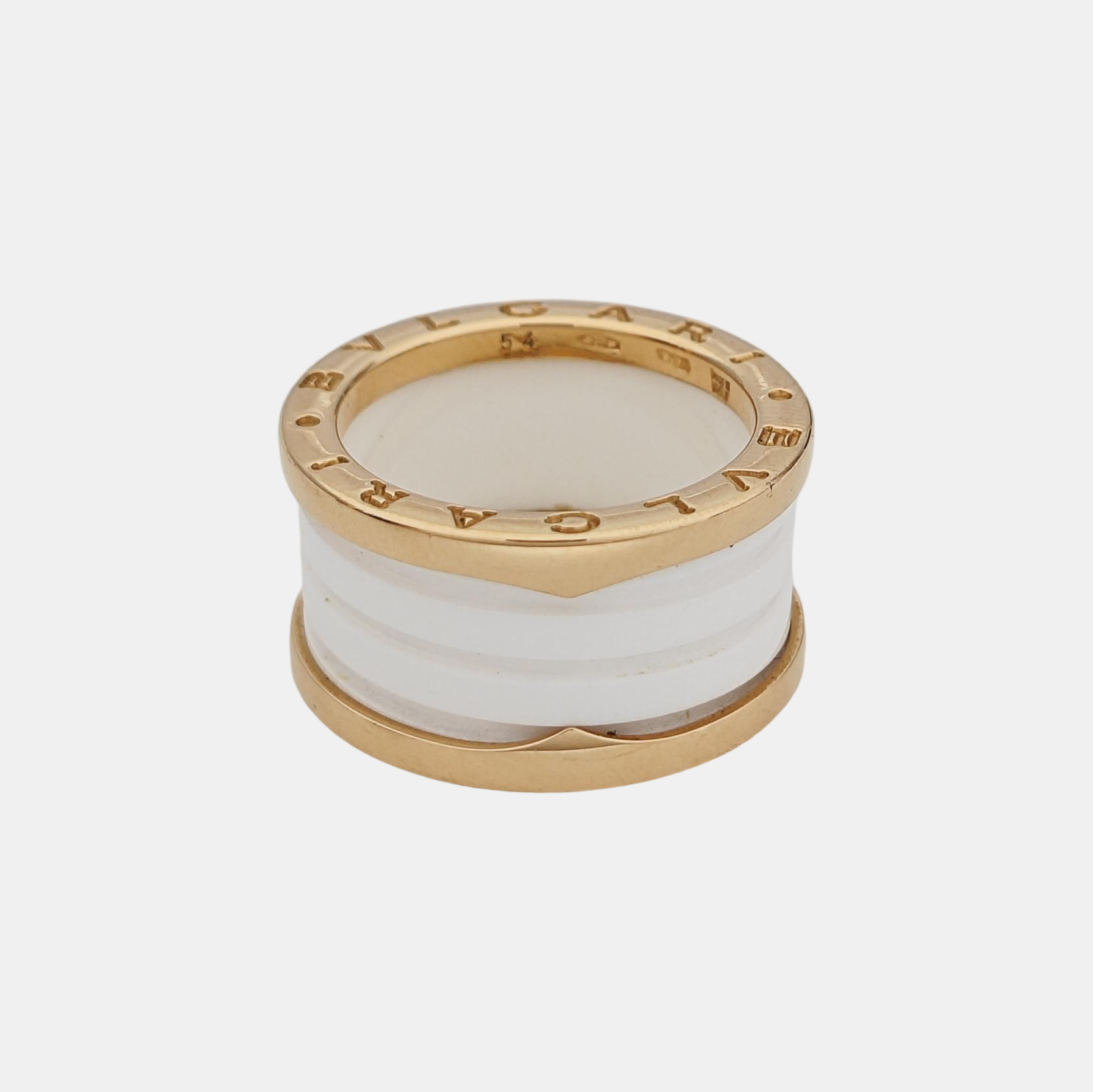 B.ZERO1 18k Rose Gold Ring EU 54