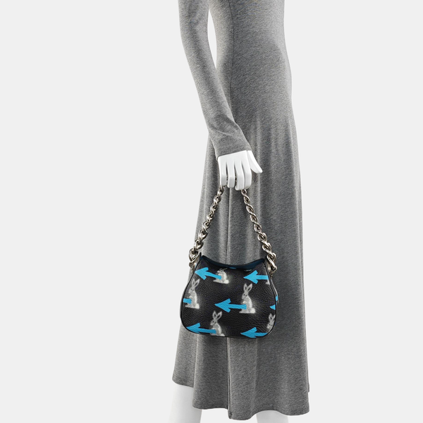 Calfskin Top Handle Bag Black