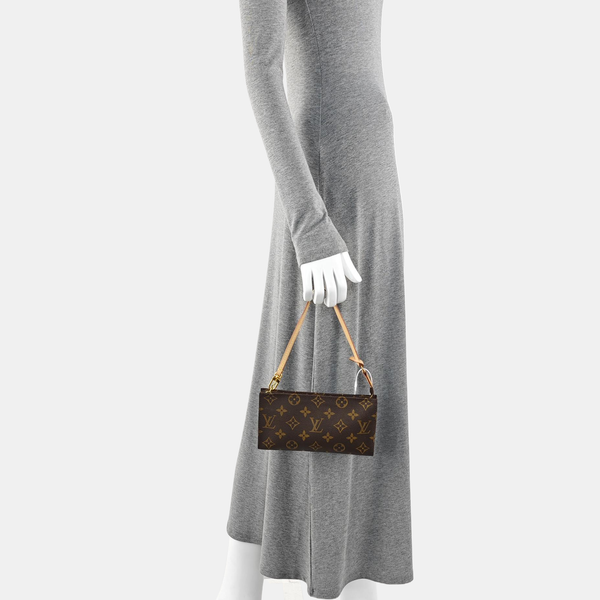 Monogram Coated Canvas Shoulder Bag Brown