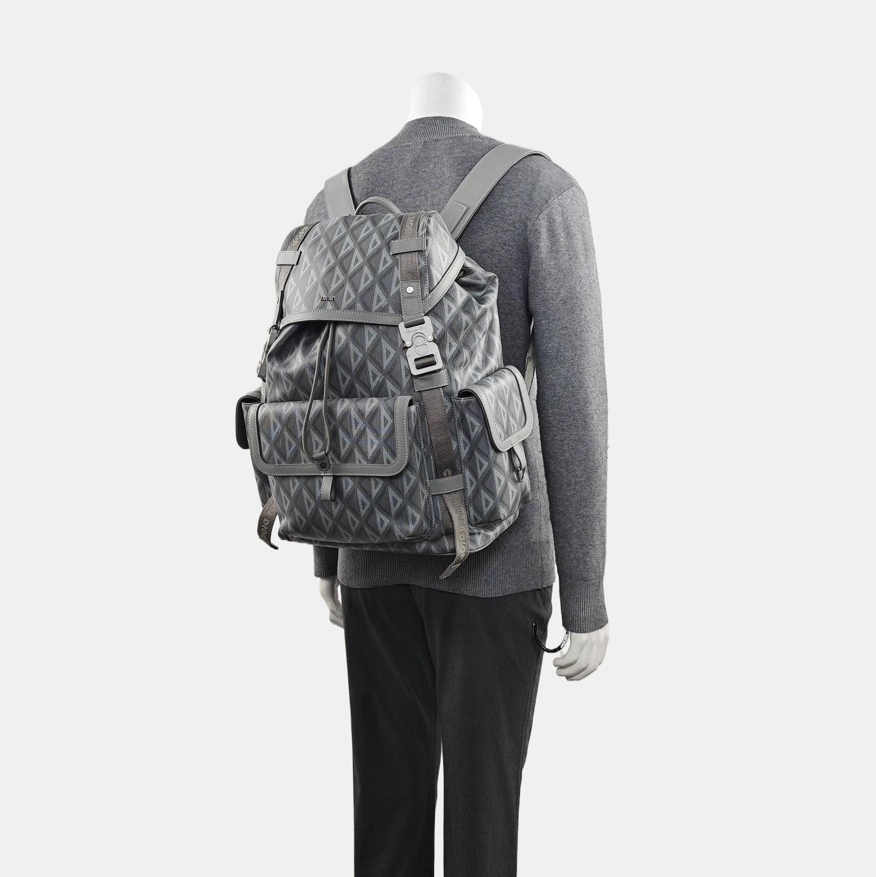 Hit The Road Large Coated Canvas Gray