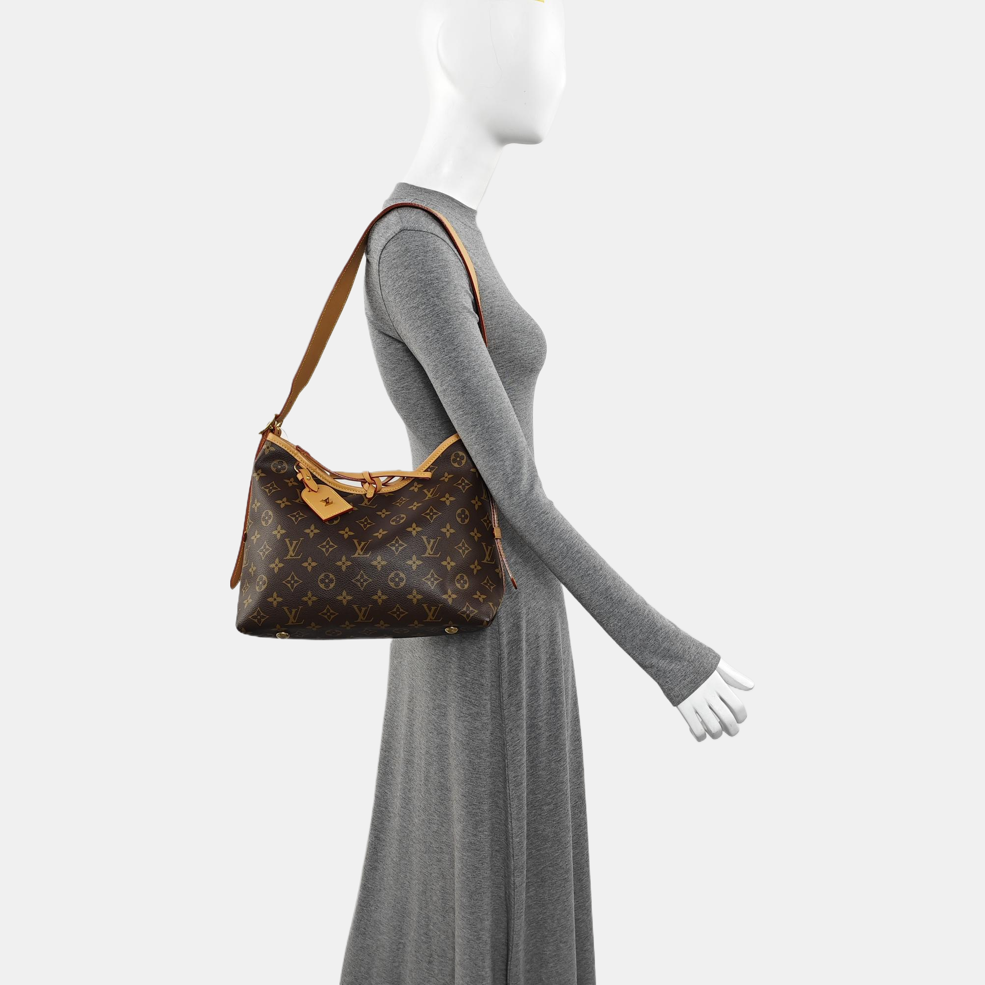 CARRYALL PM Monogram Coated Canvas Brown