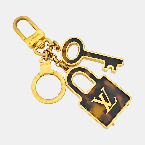 Metal Bag Charm Gold