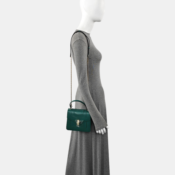 SERPENTI FOREVER Small Calfskin Green