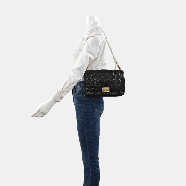 Miss Dior Cannage Lambskin Black