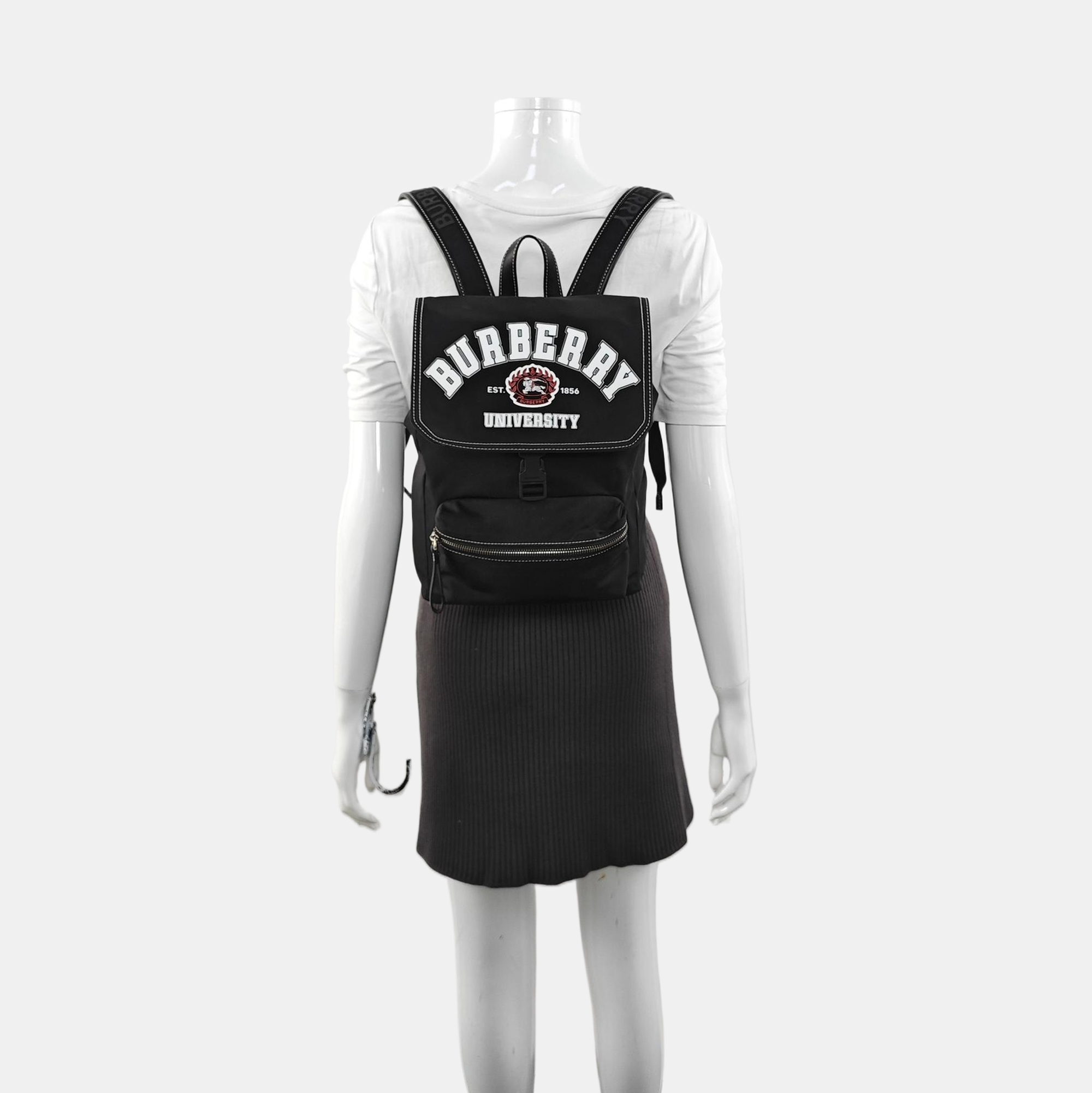 Nylon Backpack Black
