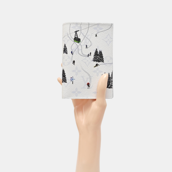 Coated Canvas Card Holder White