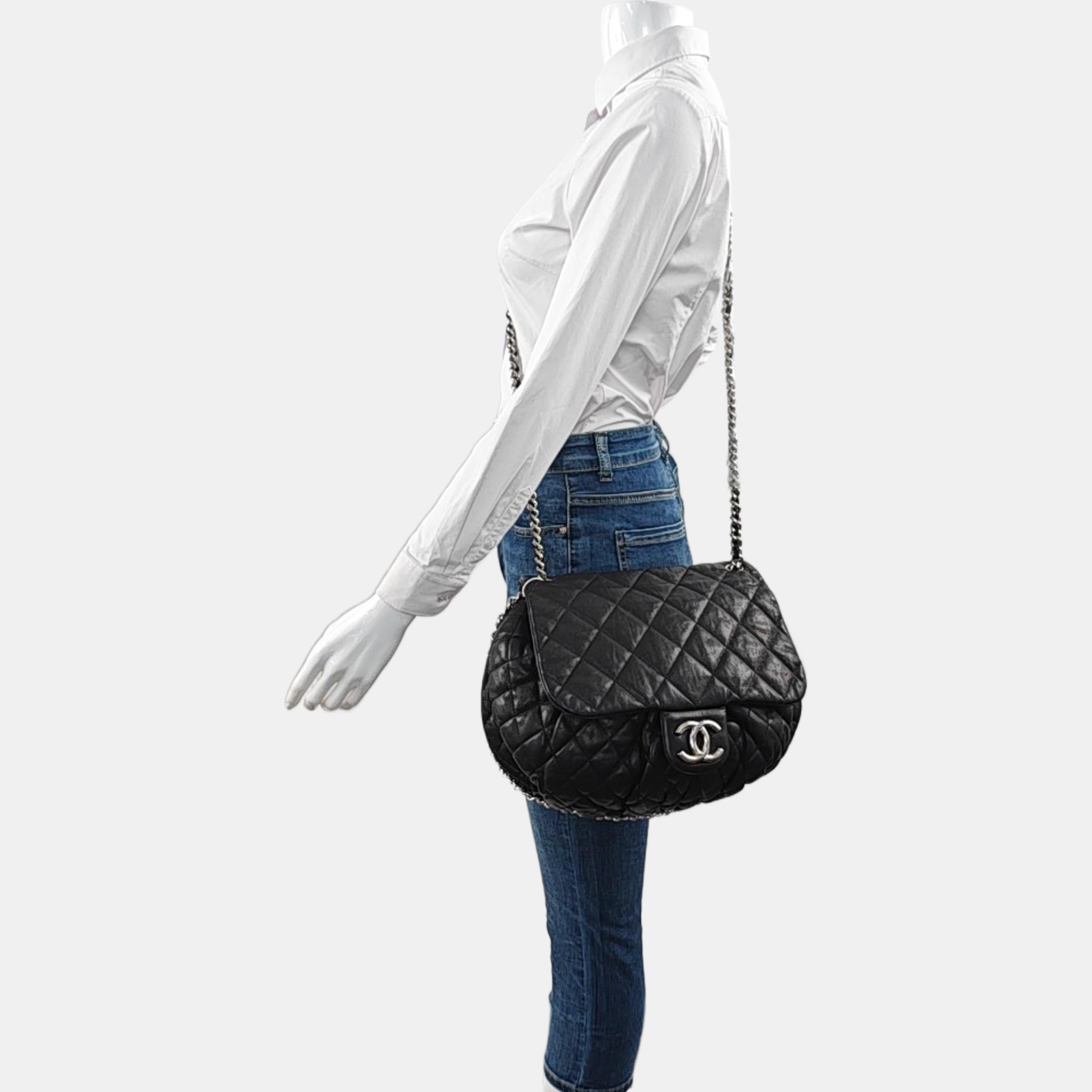 Quilted Lambskin Black