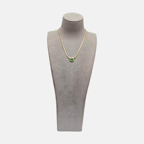 Dior Oblique Metal Gold Necklace