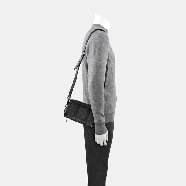 WALLET TRUNK Monogram Coated Canvas Gray