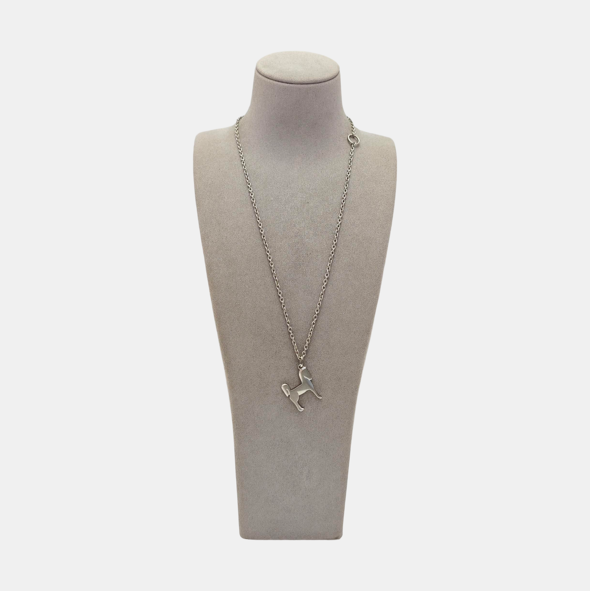 Authenticated pre-owned  Panache Silver Tone Metal Palladium Plated Silver Necklace - Necklace at Looply