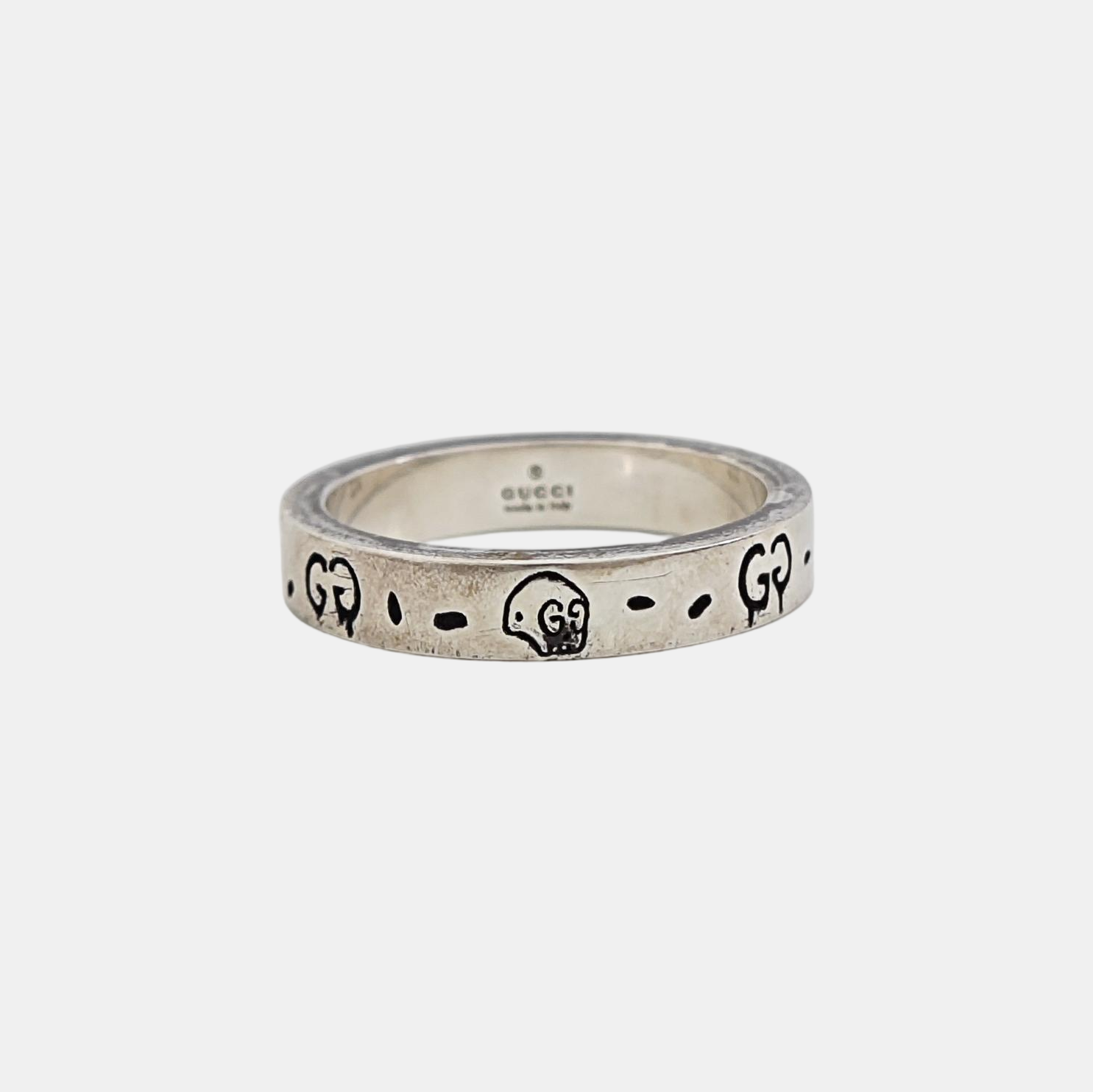 Ghost 925 Sterling Silver Ring EU 55