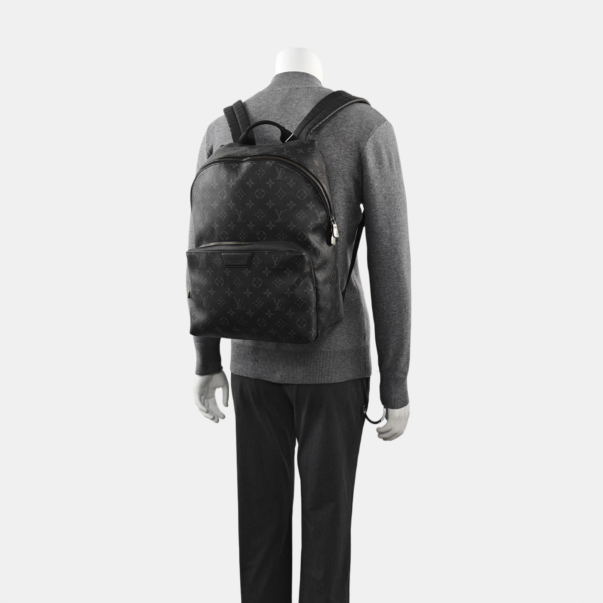DISCOVERY PM Monogram Coated Canvas Black