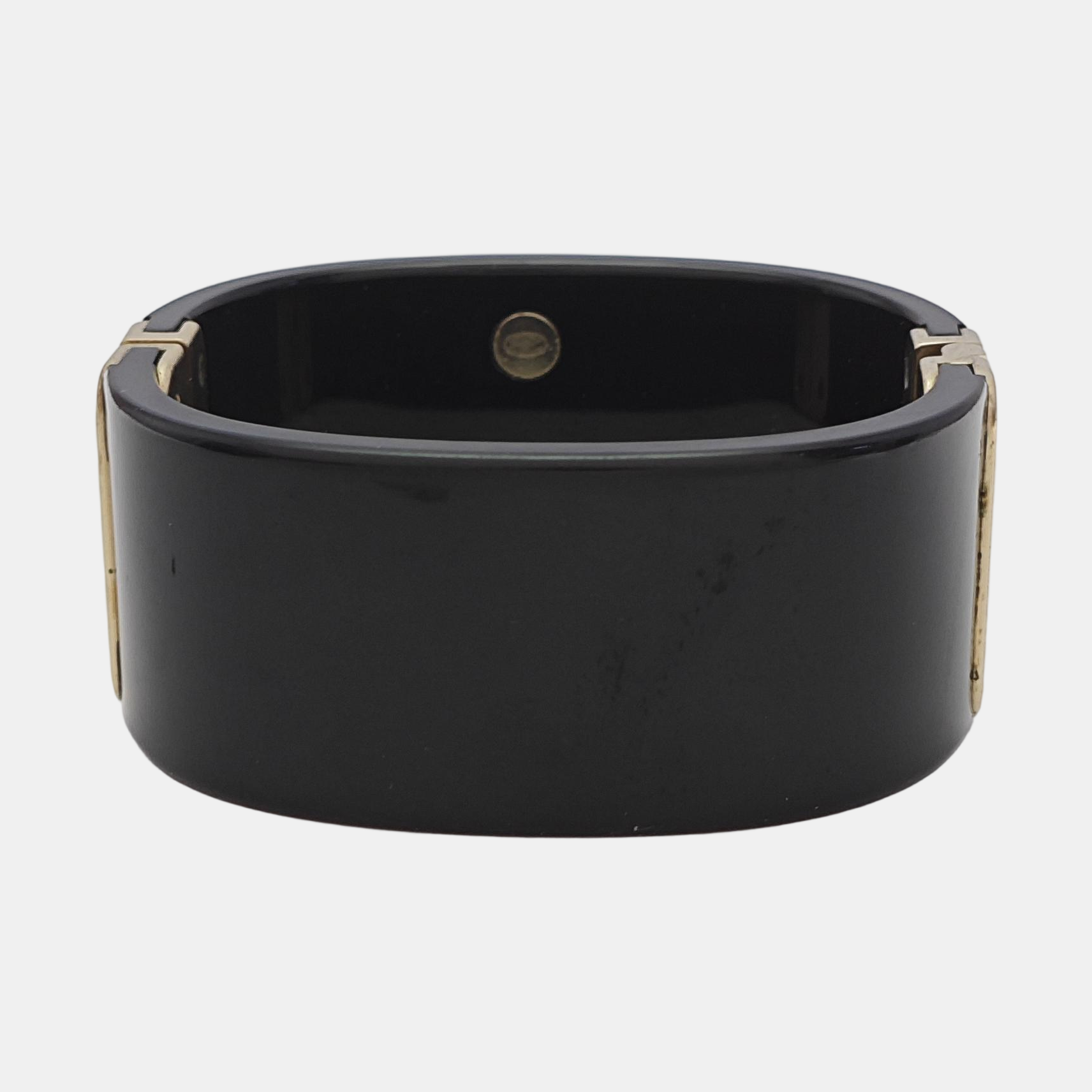 Synthetic Crystal Black Bangle