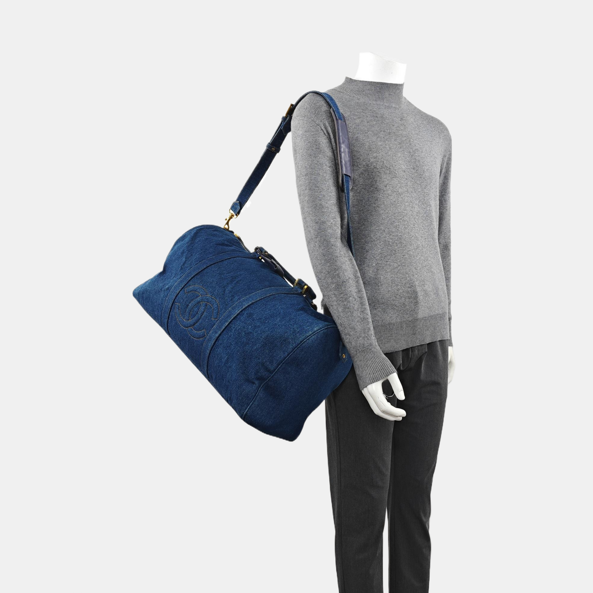 Denim Shoulder Bag Blue