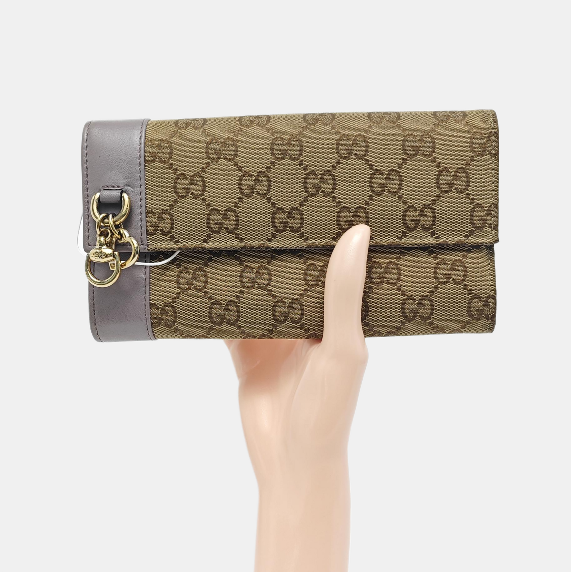 Monogram Canvas Wallet Brown