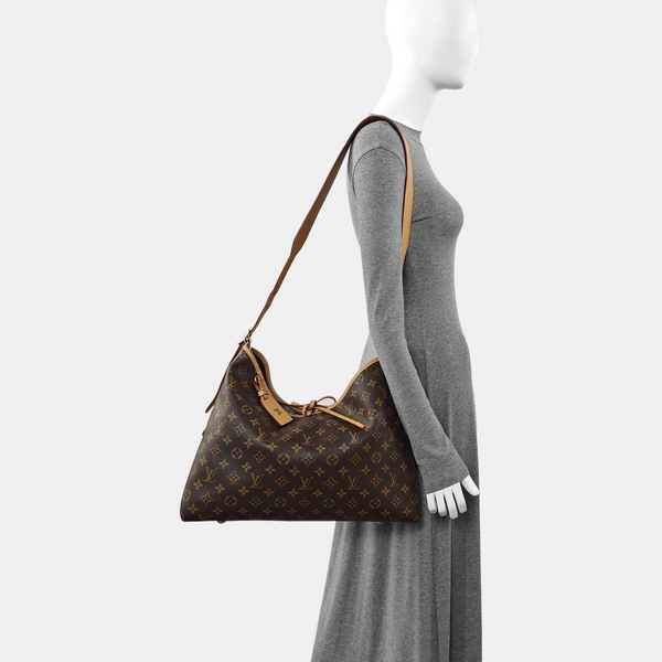 CARRYALL MM Monogram Coated Canvas Brown