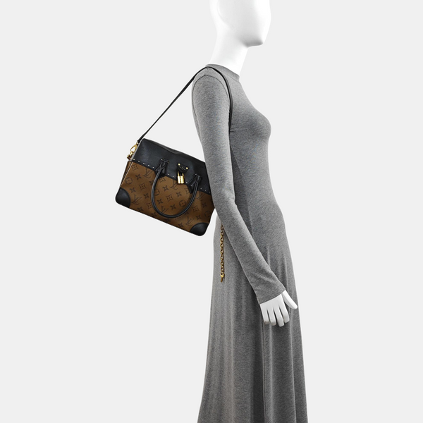 PETITE MALLE Monogram Coated Canvas Brown