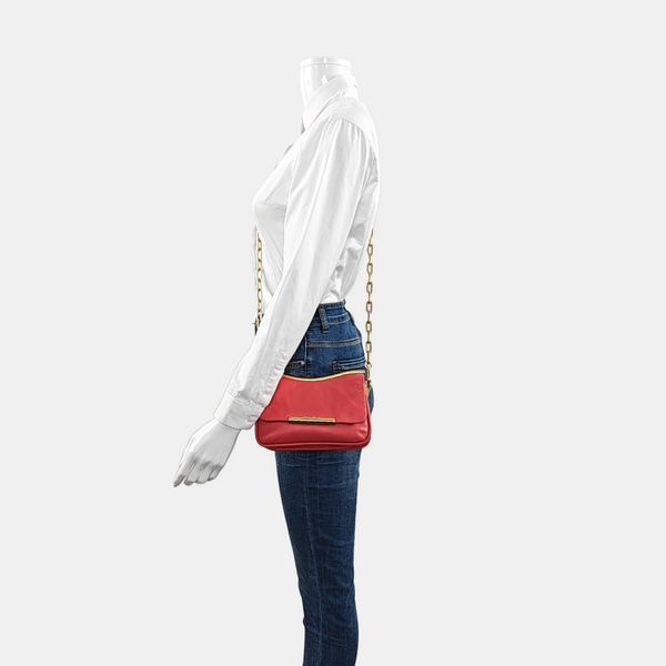 Lambskin Shoulder Bag Red