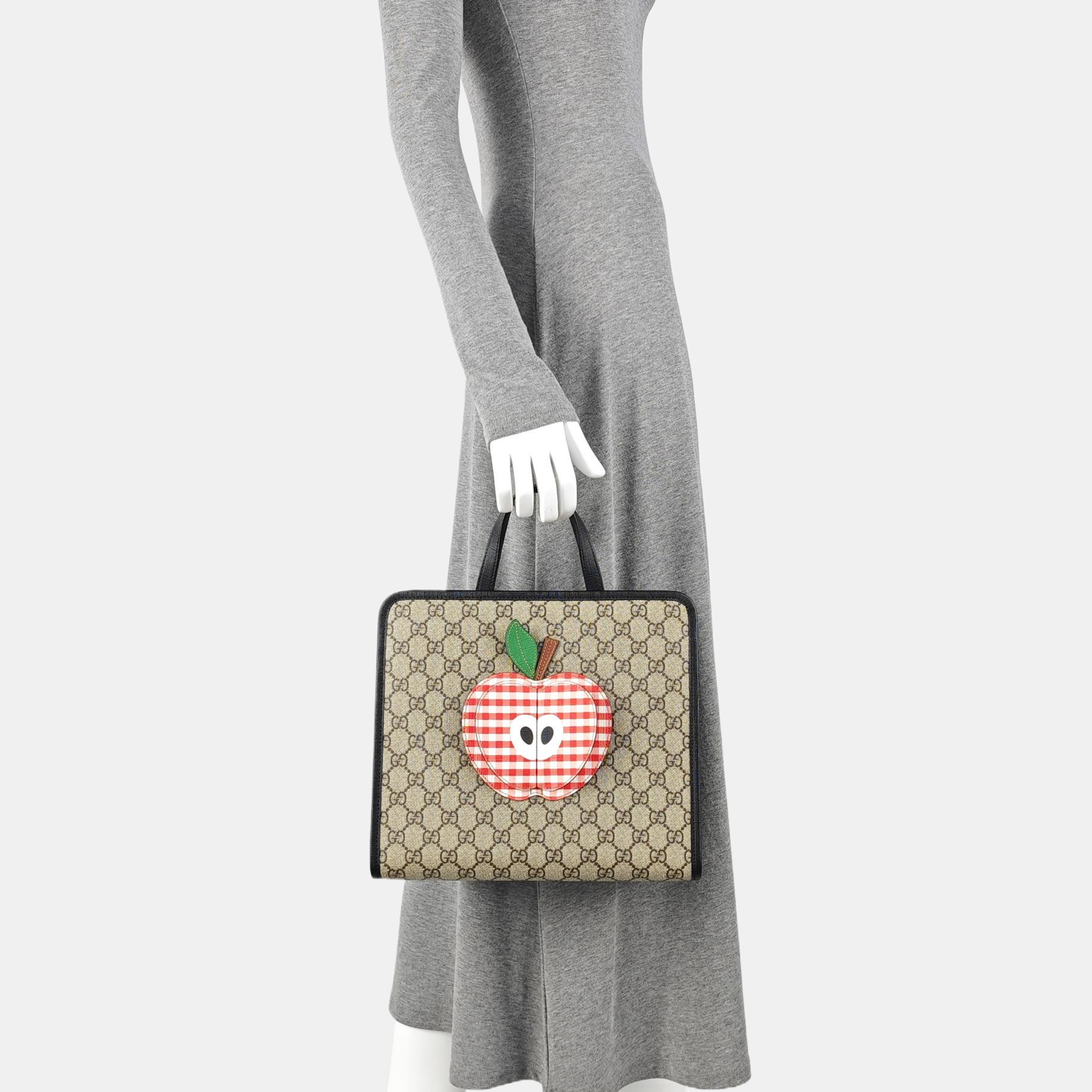Children’s GG Bucket Monogram Coated Canvas Beige