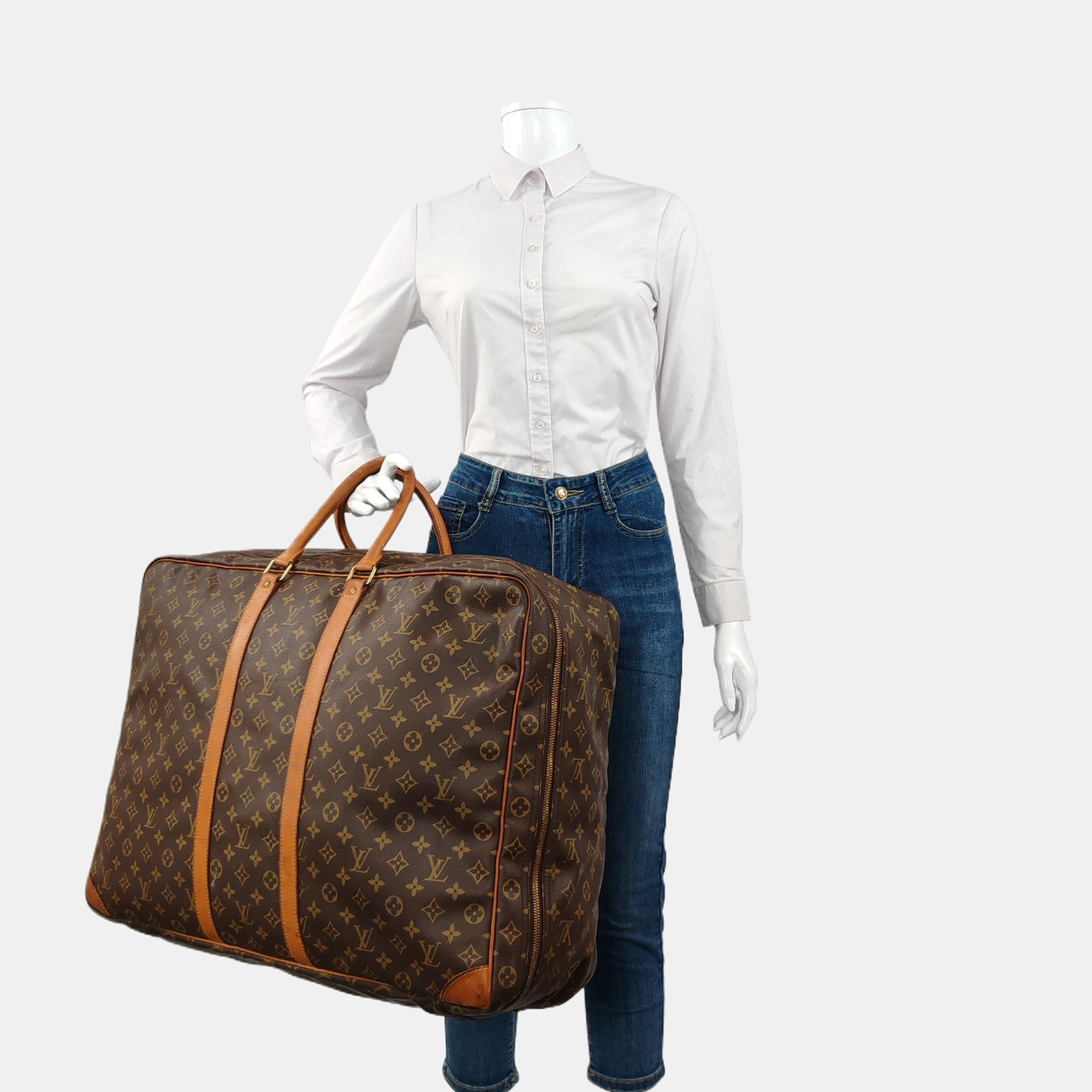 SIRIUS Monogram Coated Canvas Brown