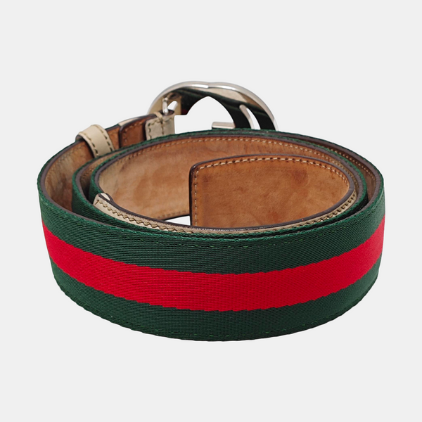 Fabric Belt Green