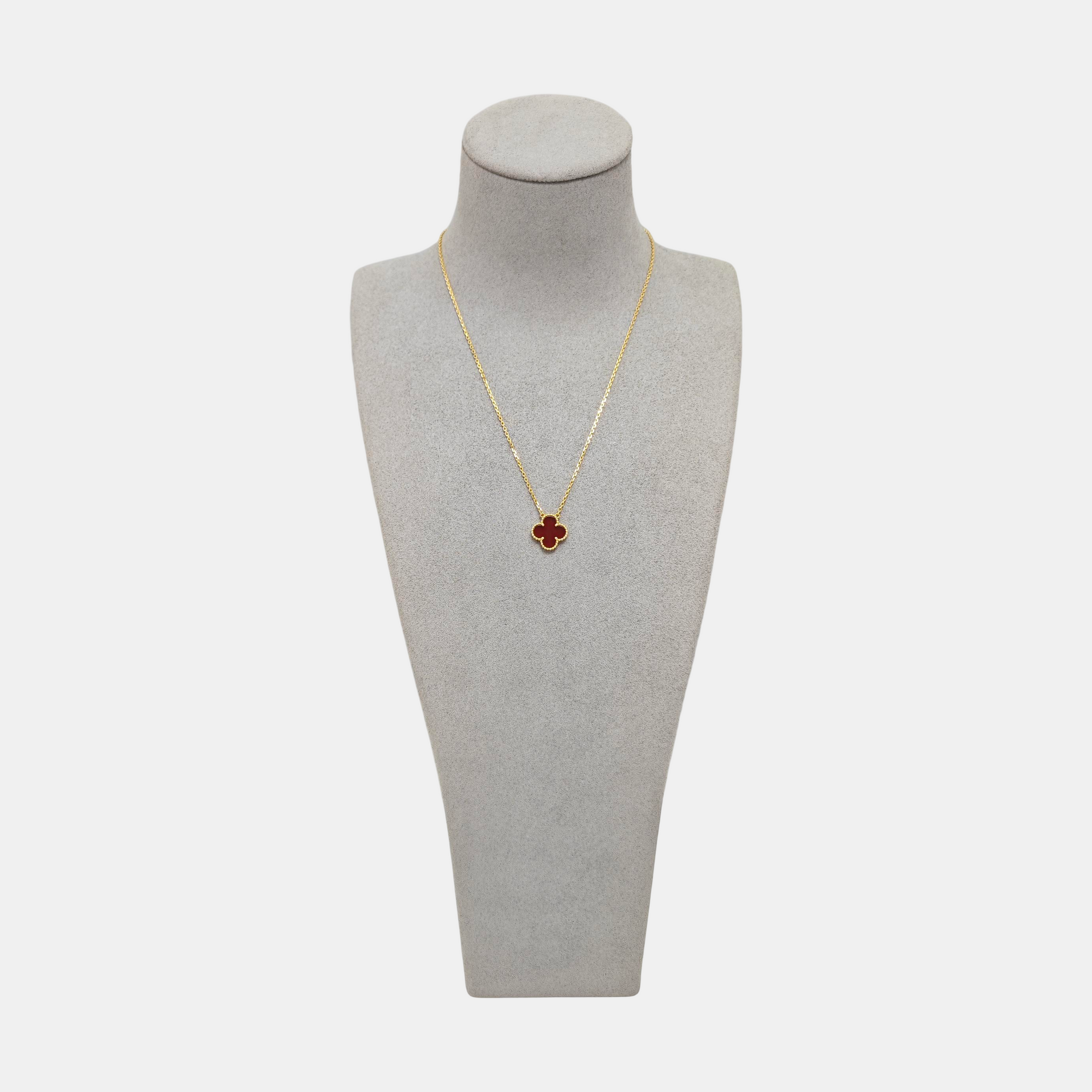 Vintage Alhambra 18k Gold Necklace